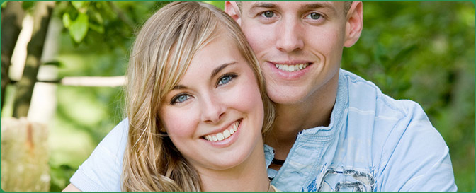 Happy, smiling couple